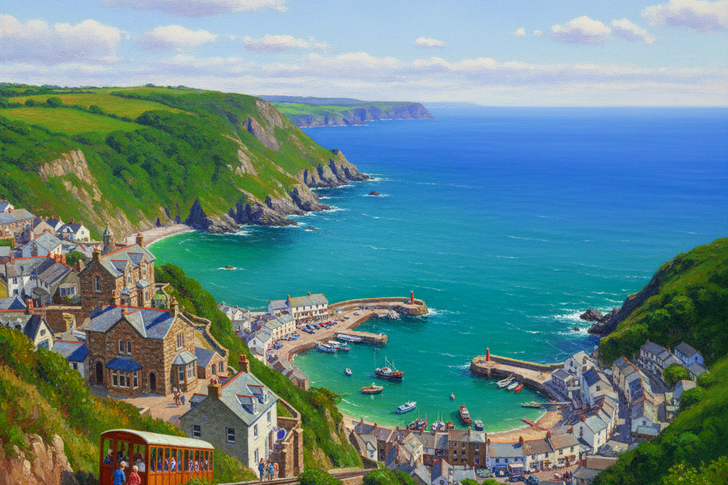 Lynton and Lynmouth, Devon Jigsaw Puzzle