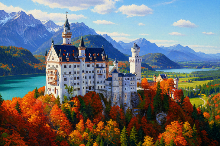 Neuschwanstein Jigsaw Puzzle