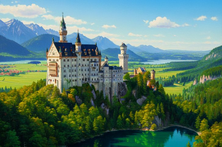 Neuschwastein Jigsaw Puzzle