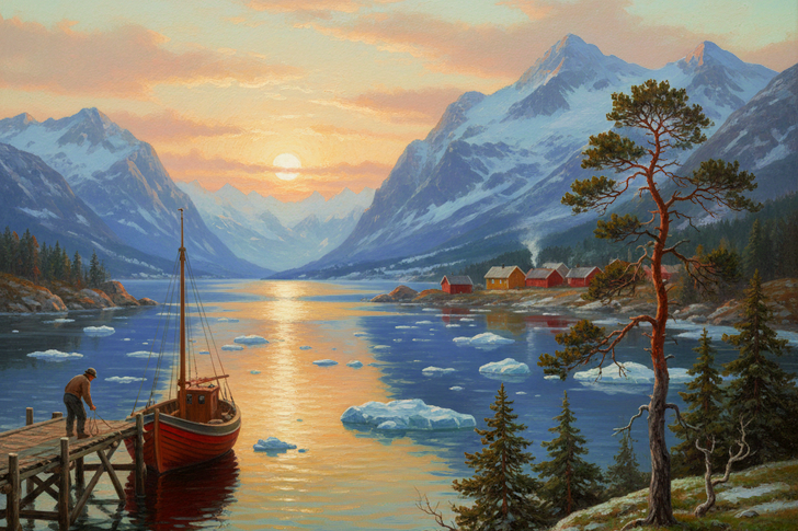 Nordic Morning Jigsaw Puzzle
