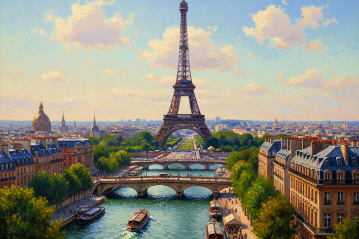 Paris France Jigsaw Puzzle