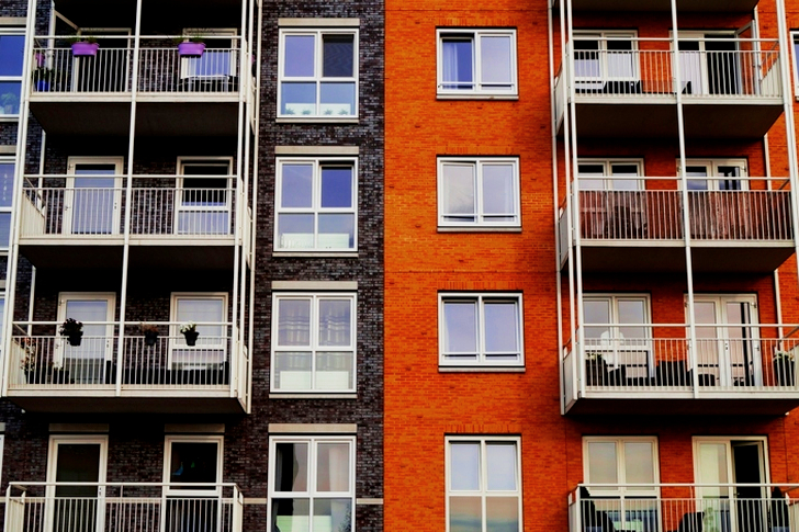 Orange and Gray Building