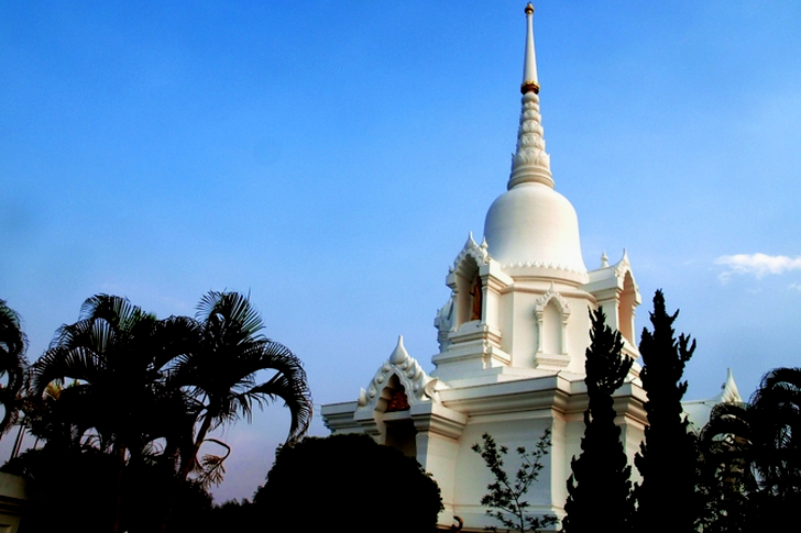 White Church Under Blue Sky