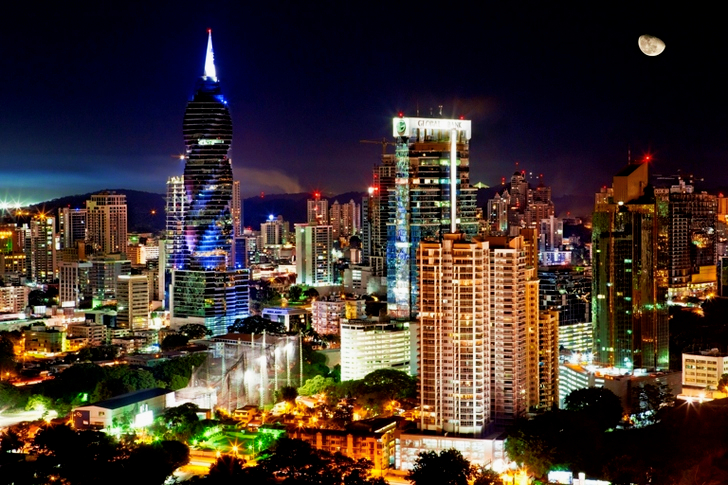 City Buildings at Night