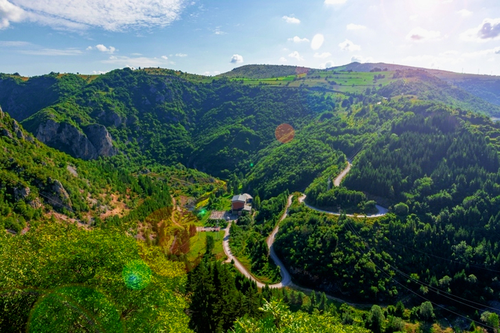Bird's Eye View Of Mountains During Daytime
