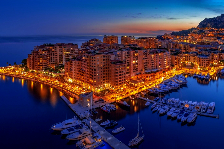 Aerial View of Buildings Beside Ocean
