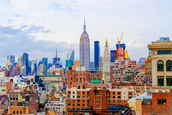 Assorted-color Skyscrapers
