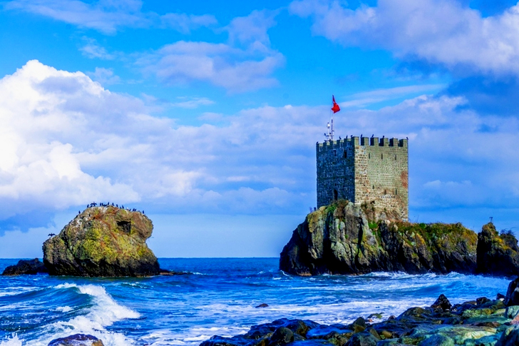 Brick Castle of Body of Water