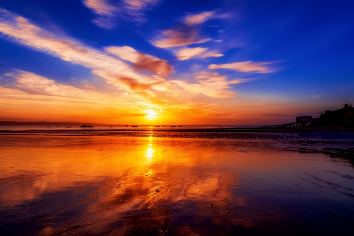 Landscape Body of Water during Golden Hour