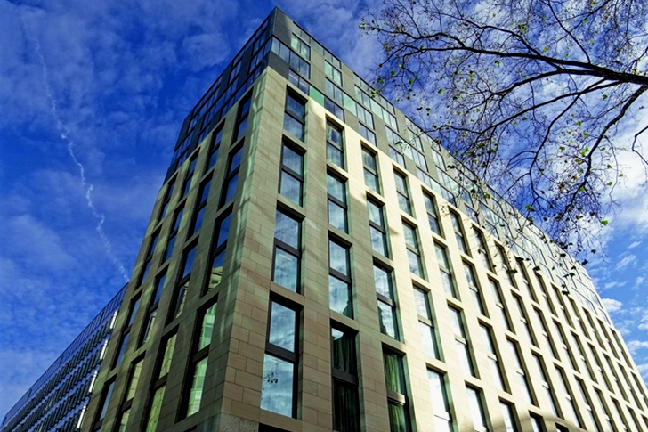 Low Angle Shot of the Building