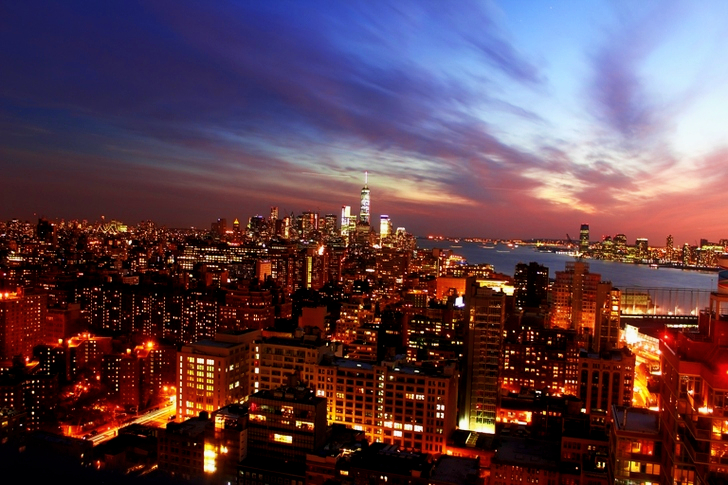 Cityscape Near Body of Water