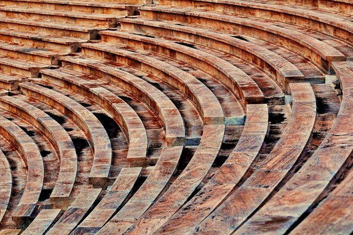 High Angle Shot of Sports Stadium