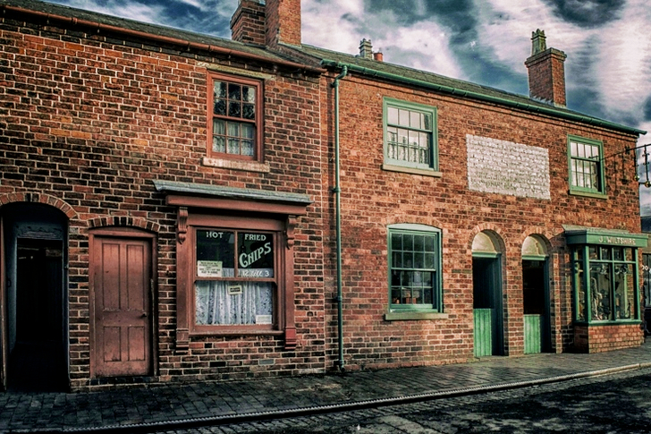 Architectural of Brown Brick Building