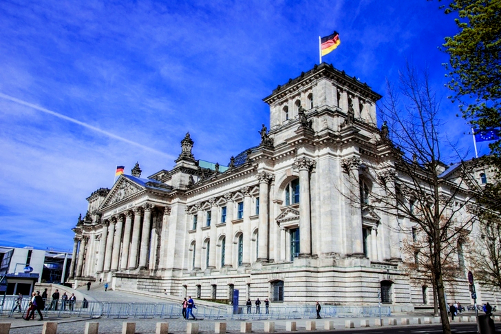 The Reichstag in Berlin