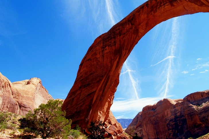 Low Angle Stone Formations Under Sunlight
