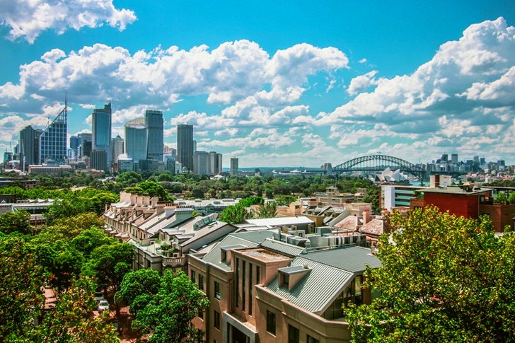 City Buildings Aerial