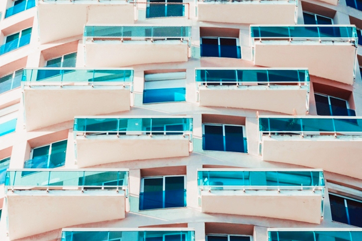 White High Storey Building