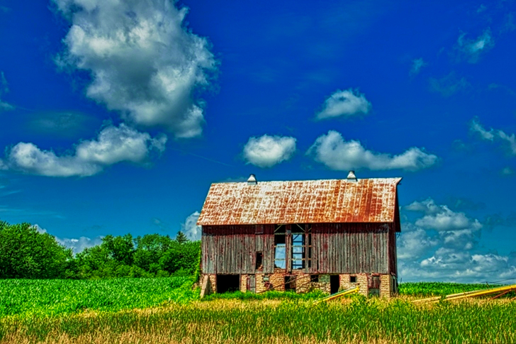 Brown Wooden Shed