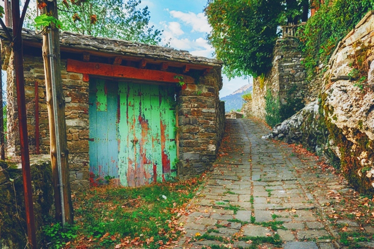 Brown and Gray House