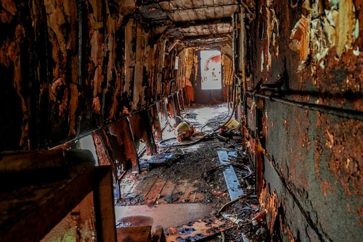 Rusted Hallway