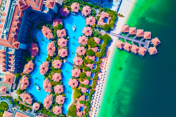 Aerial View of Resort