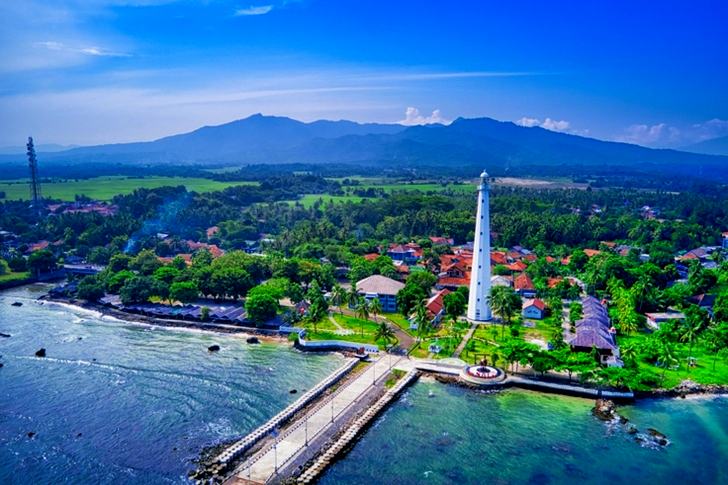 Bird's Eye View Of City Near Ocean