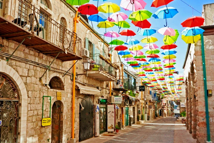 Assorted Coloured Umbrellas