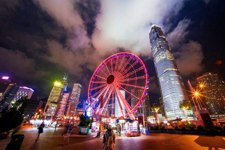 People Near Ferris Wheel