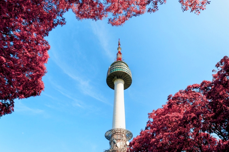 Low-Angle N Seoul Tower