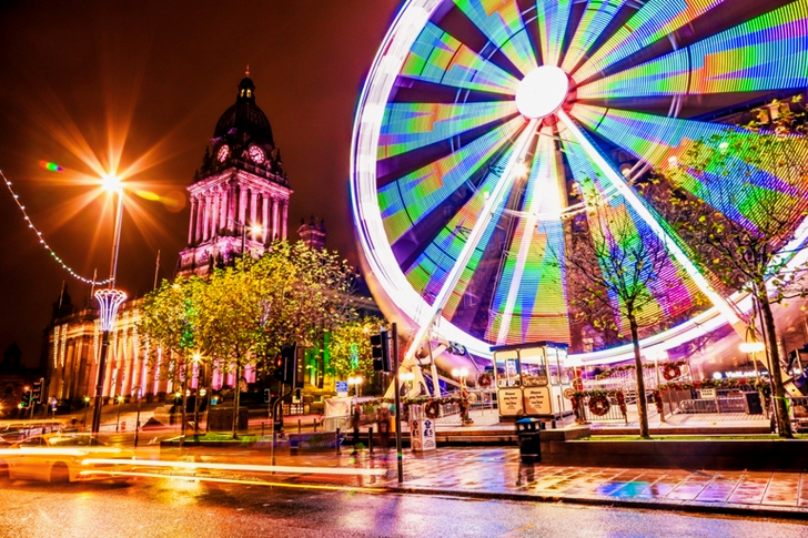 Long Exposure of Ferris Wheel