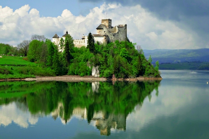 Castle near Body of Water