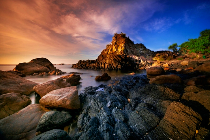 Stones And Body Of Water