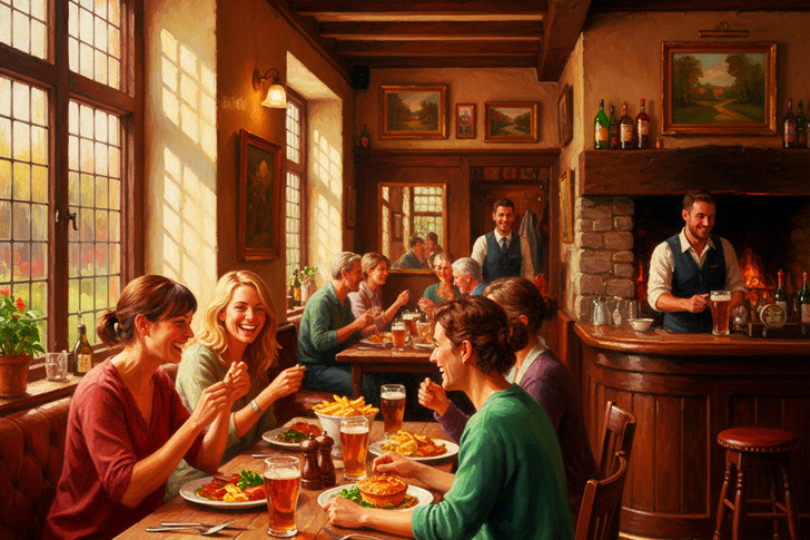 Pub Lunch Jigsaw Puzzle
