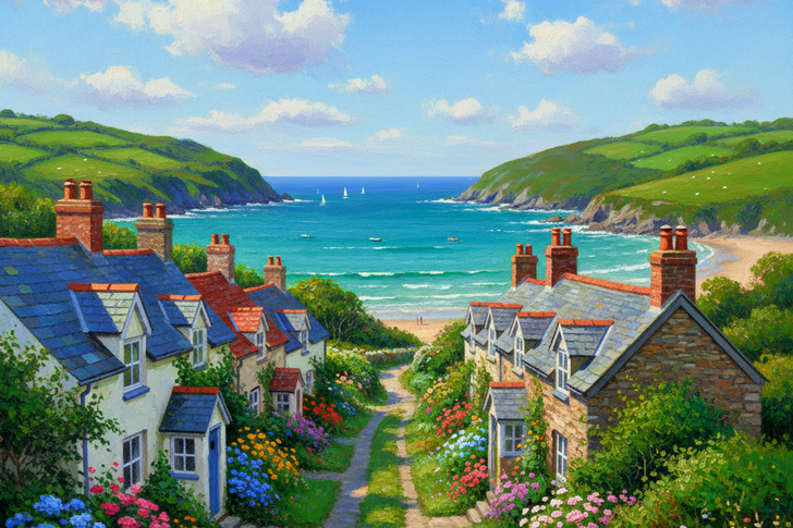 Roseland, Cornwall Jigsaw Puzzle