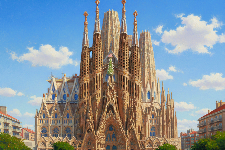 Sagrada Familia Jigsaw Puzzle