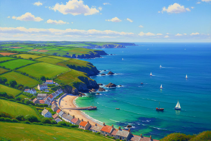 Scenic Devon And Cornwall Jigsaw Puzzle