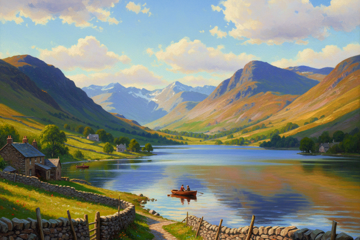 Scenic Lake District Jigsaw Puzzle