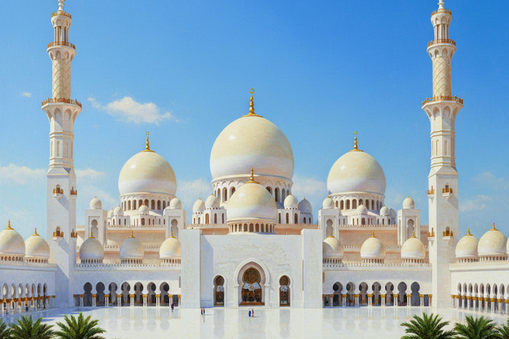 Sheikh Zayed Grand Mosque Jigsaw Puzzle