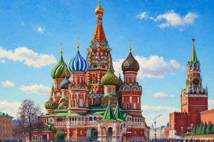 St Basils Catherdral, Moscow Jigsaw Puzzle