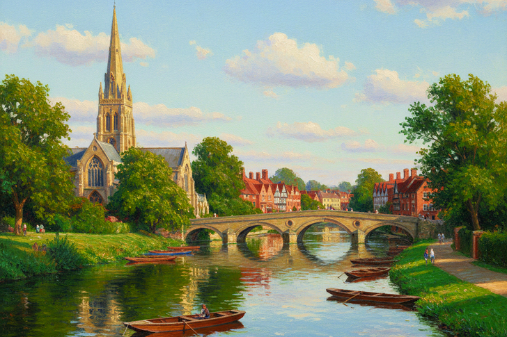 Stratford-Upon-Avon, Warwickshire Jigsaw Puzzle