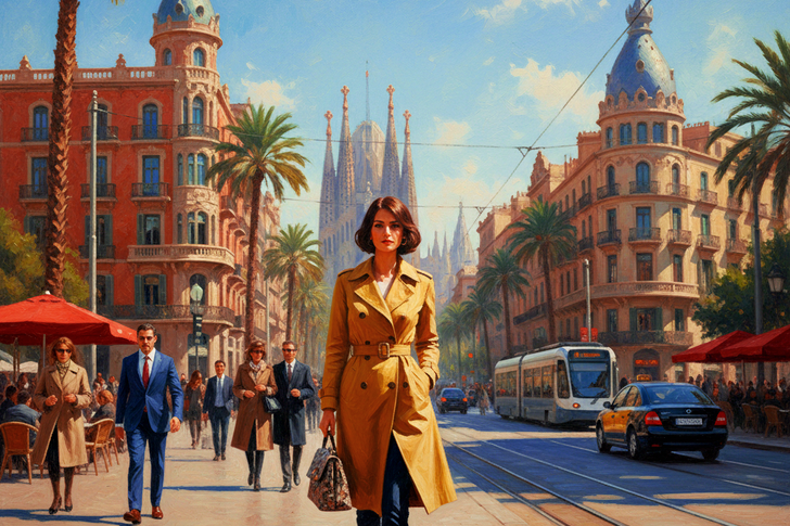 Style In The City Barcelona Jigsaw Puzzle