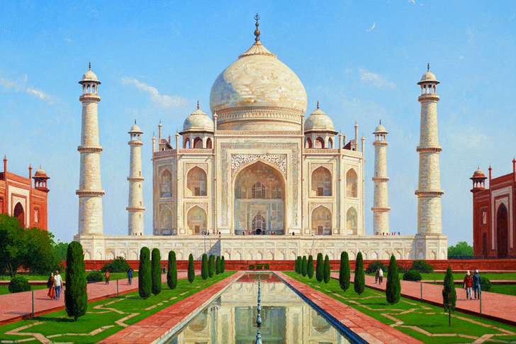 Taj Mahal Jigsaw Puzzle