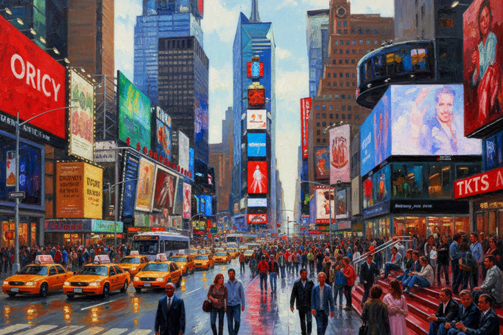 Times Square, New York Jigsaw Puzzle