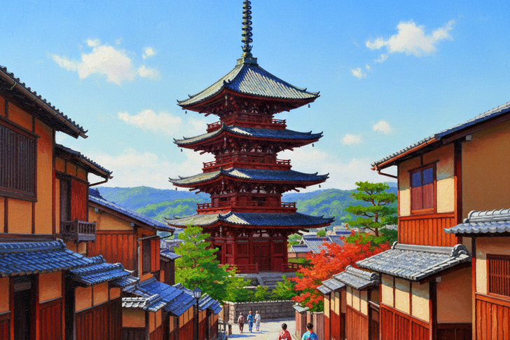 Yasaka Pagoda, Japan Jigsaw Puzzle